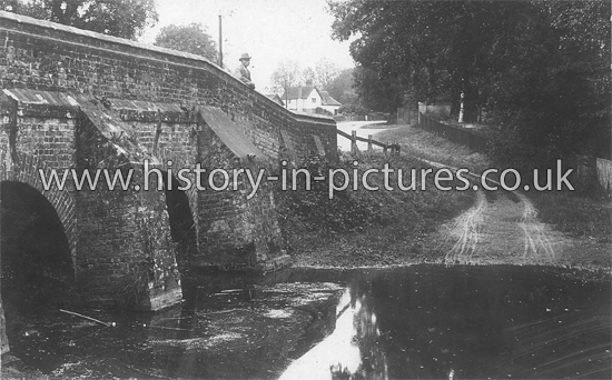 The Bridge and River, Gosfield, Essex. c.1910.